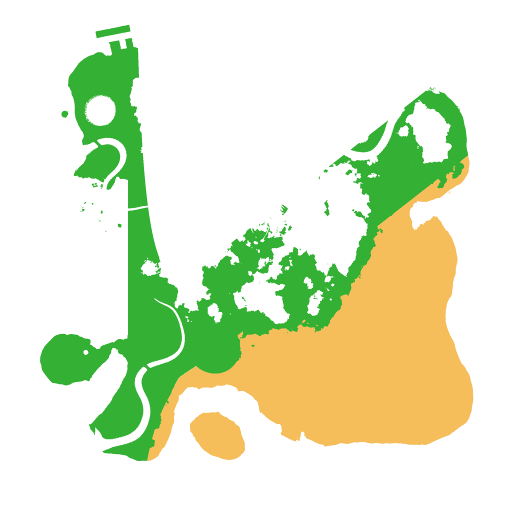 Biome Rust Map: Procedural Map, Size: 3000, Seed: 217319122