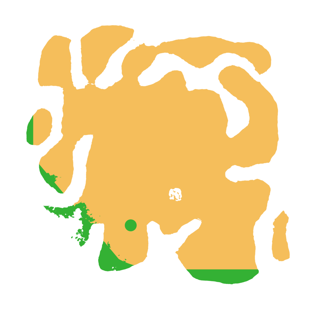 Biome Rust Map: Barren, Size: 3500, Seed: 577771921