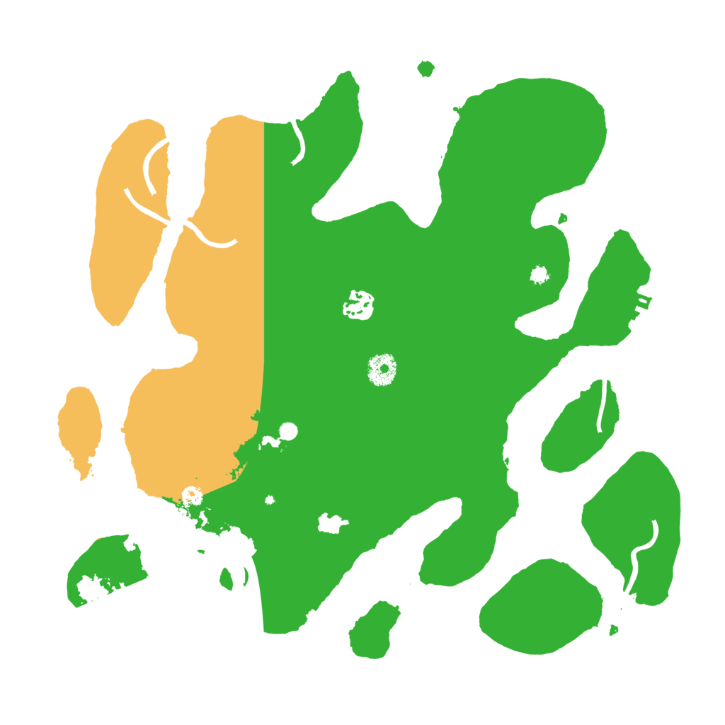 Biome Rust Map: Procedural Map, Size: 3500, Seed: 667621984