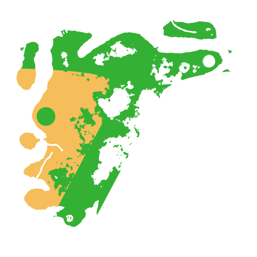 Biome Rust Map: Procedural Map, Size: 3650, Seed: 23434