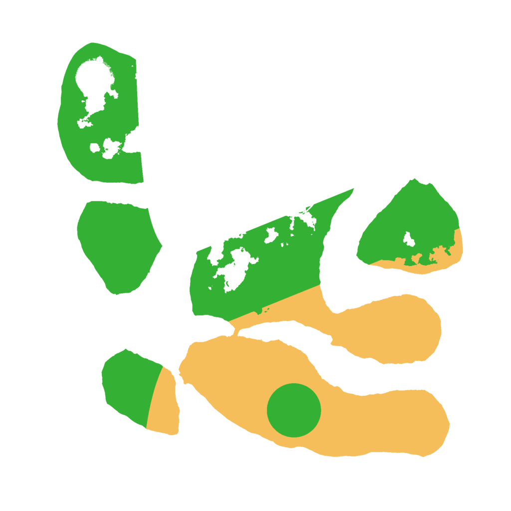 Biome Rust Map: Barren, Size: 2500, Seed: 7610