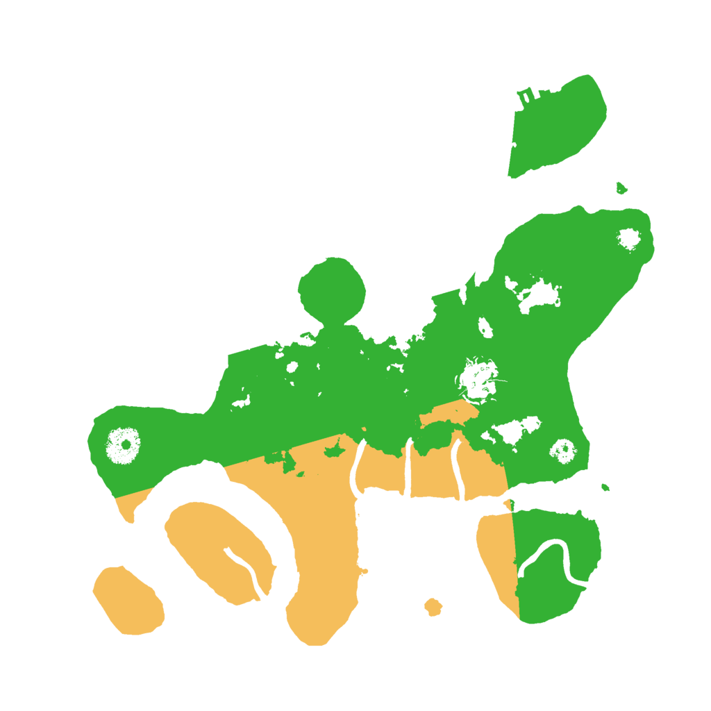 Biome Rust Map: Procedural Map, Size: 3000, Seed: 525382253