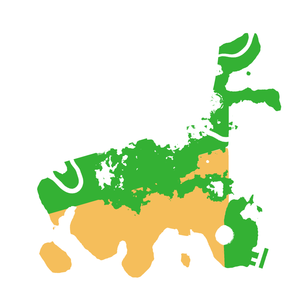 Biome Rust Map: Procedural Map, Size: 3000, Seed: 525382253