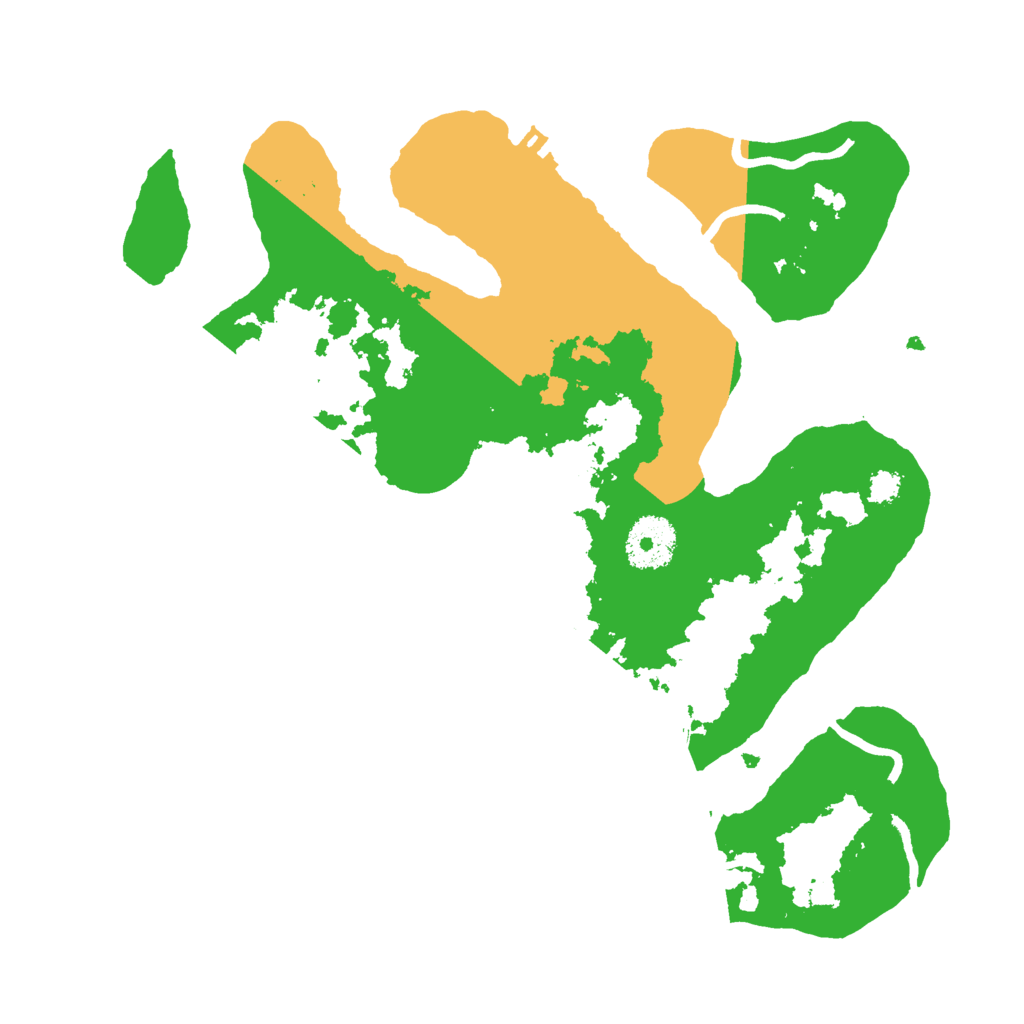 Biome Rust Map: Procedural Map, Size: 3000, Seed: 344654956