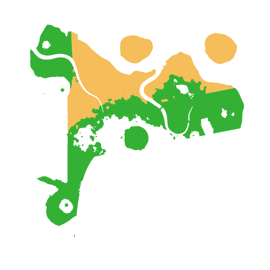 Biome Rust Map: Procedural Map, Size: 3000, Seed: 5543