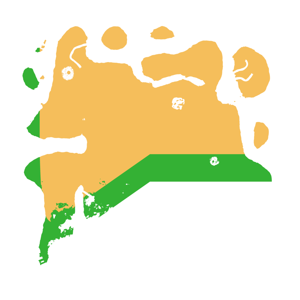 Biome Rust Map: Procedural Map, Size: 3500, Seed: 6996