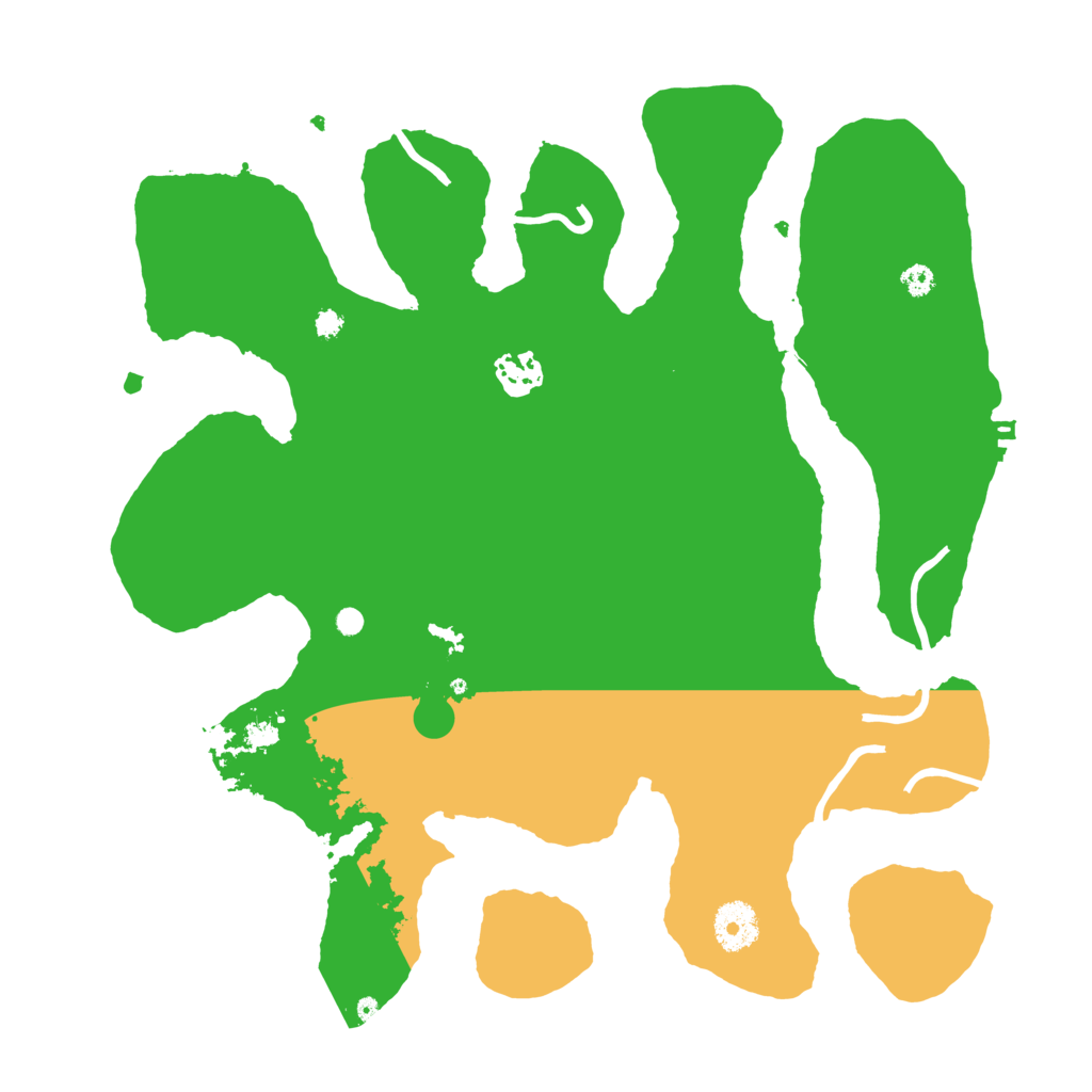 Biome Rust Map: Procedural Map, Size: 3500, Seed: 1223660387