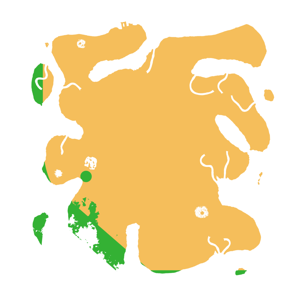 Biome Rust Map: Procedural Map, Size: 3500, Seed: 788829127