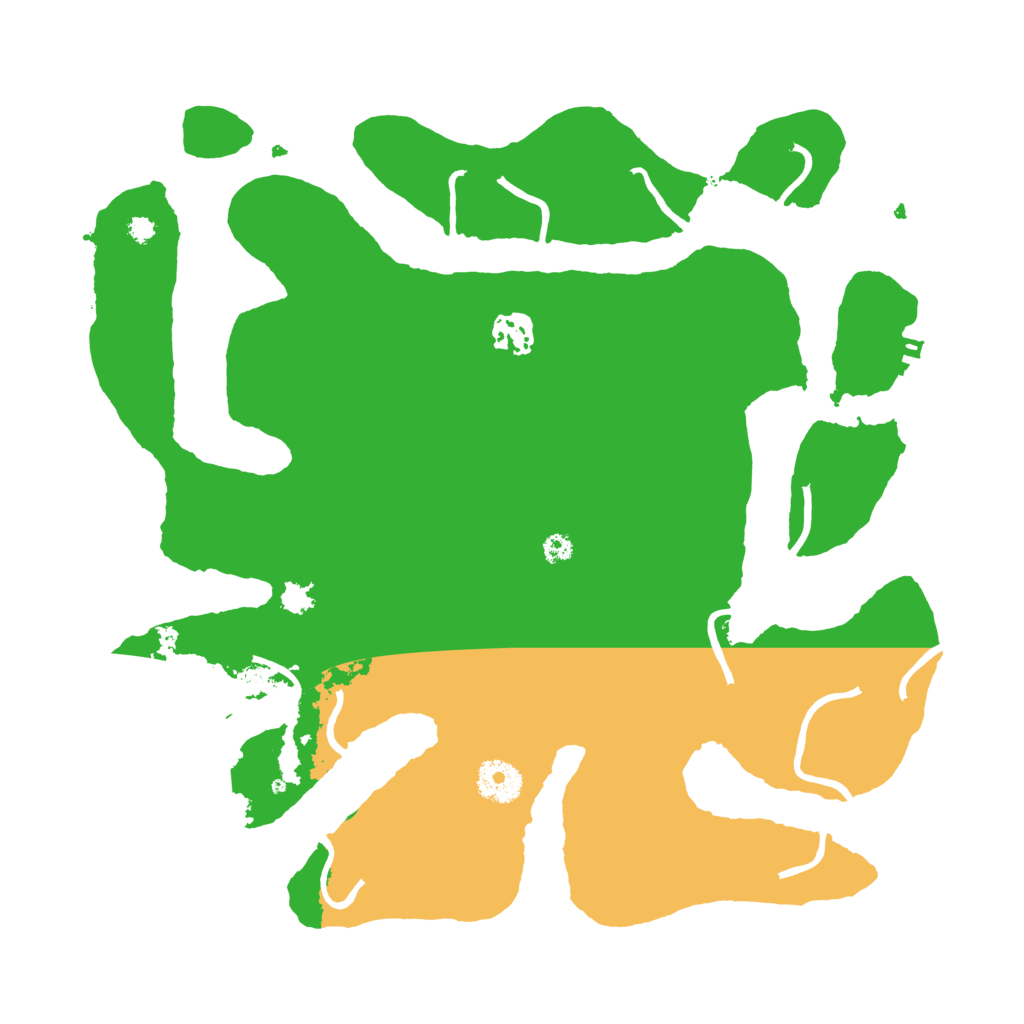 Biome Rust Map: Procedural Map, Size: 3500, Seed: 397737100