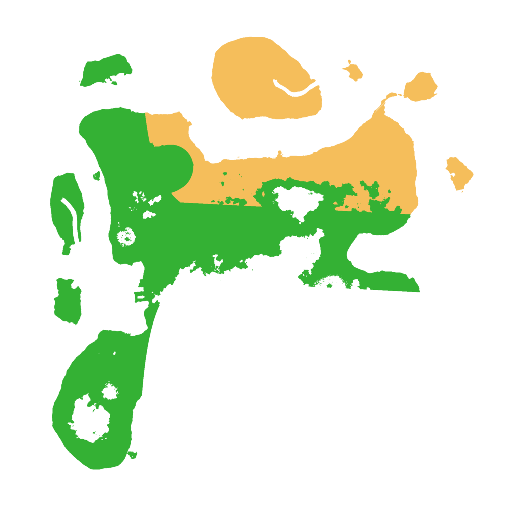 Biome Rust Map: Procedural Map, Size: 3000, Seed: 65549