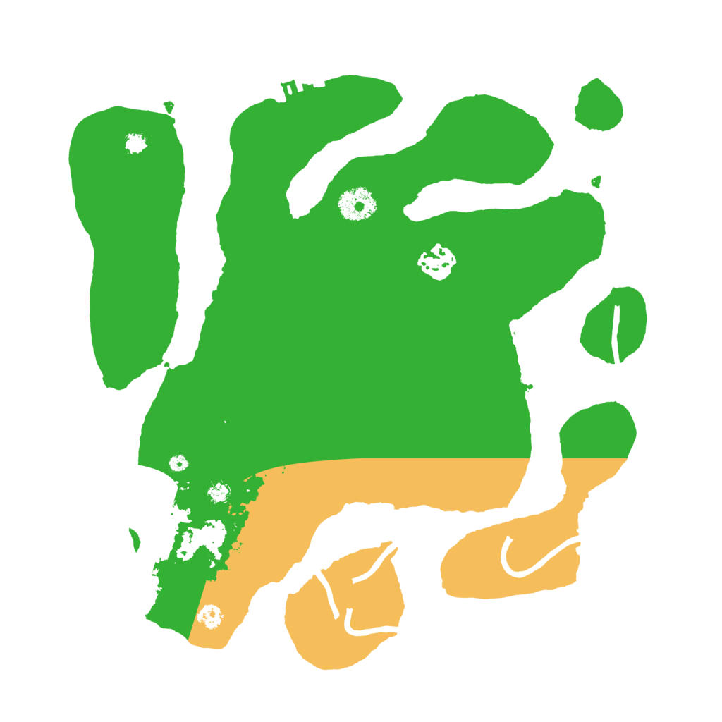 Biome Rust Map: Procedural Map, Size: 3100, Seed: 1933349115