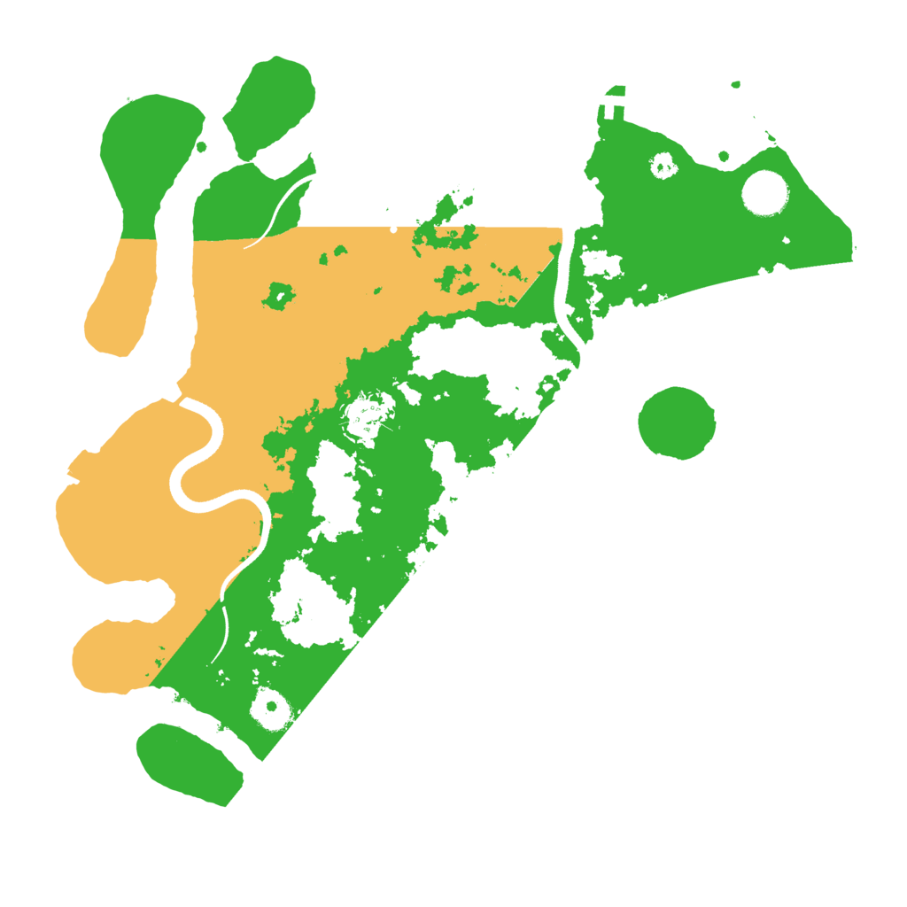 Biome Rust Map: Procedural Map, Size: 3500, Seed: 456791382