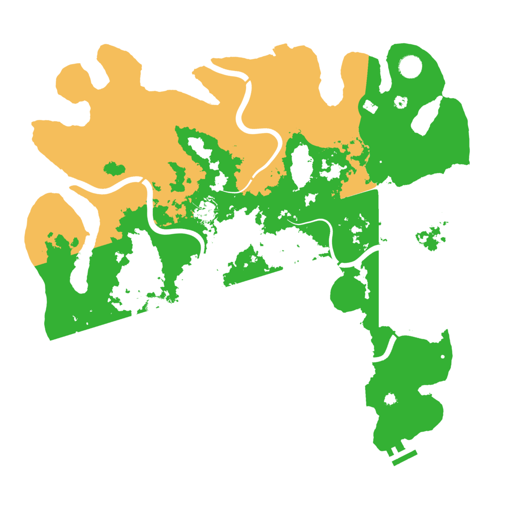 Biome Rust Map: Procedural Map, Size: 3850, Seed: 1950103233