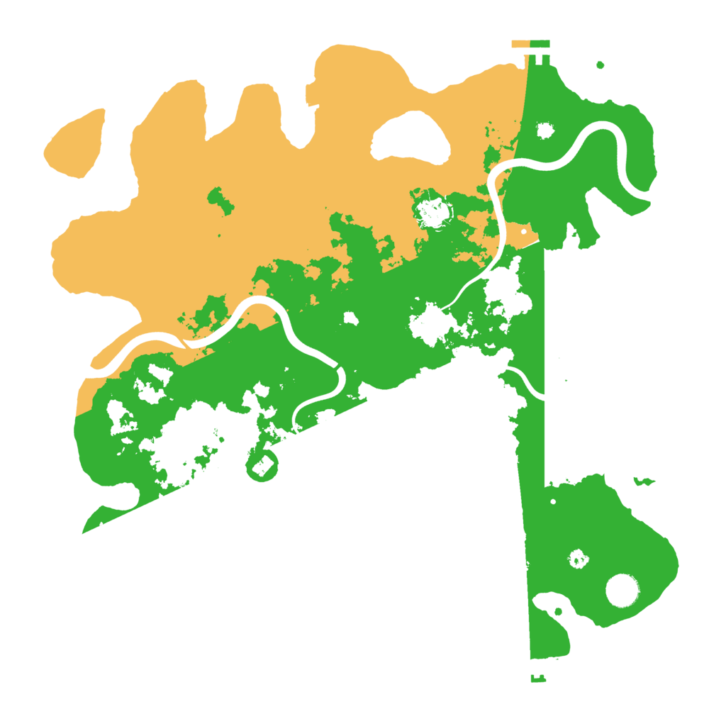 Biome Rust Map: Procedural Map, Size: 3850, Seed: 592247542
