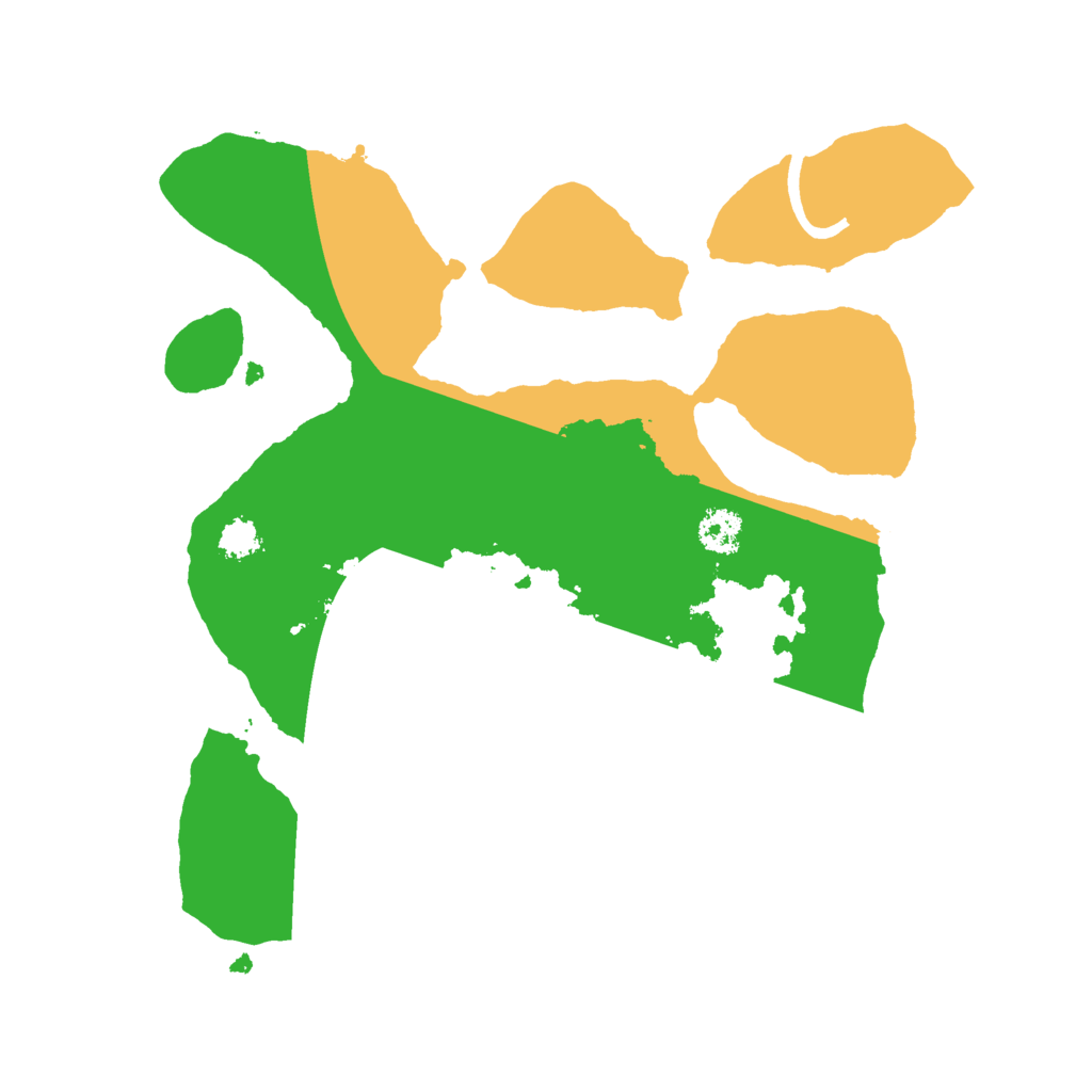 Biome Rust Map: Procedural Map, Size: 2500, Seed: 6394