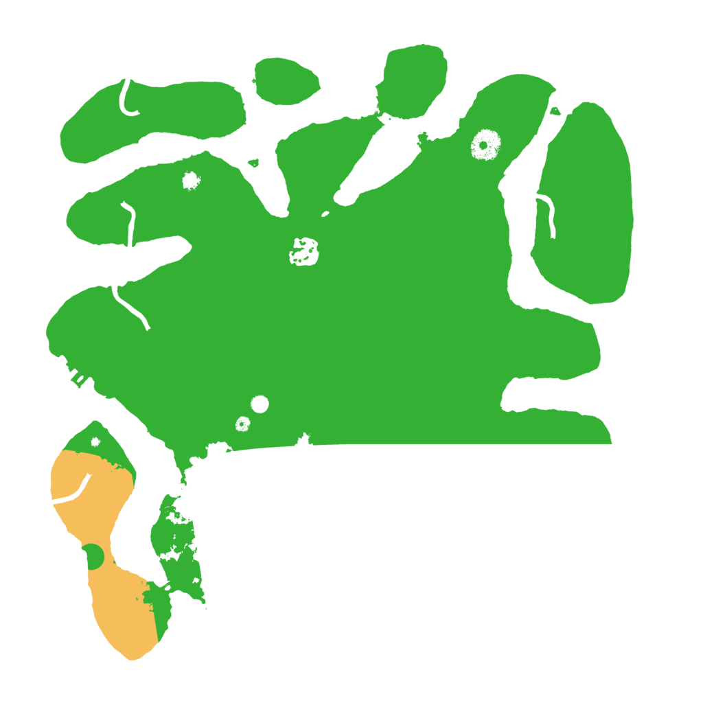 Biome Rust Map: Procedural Map, Size: 3500, Seed: 3061340