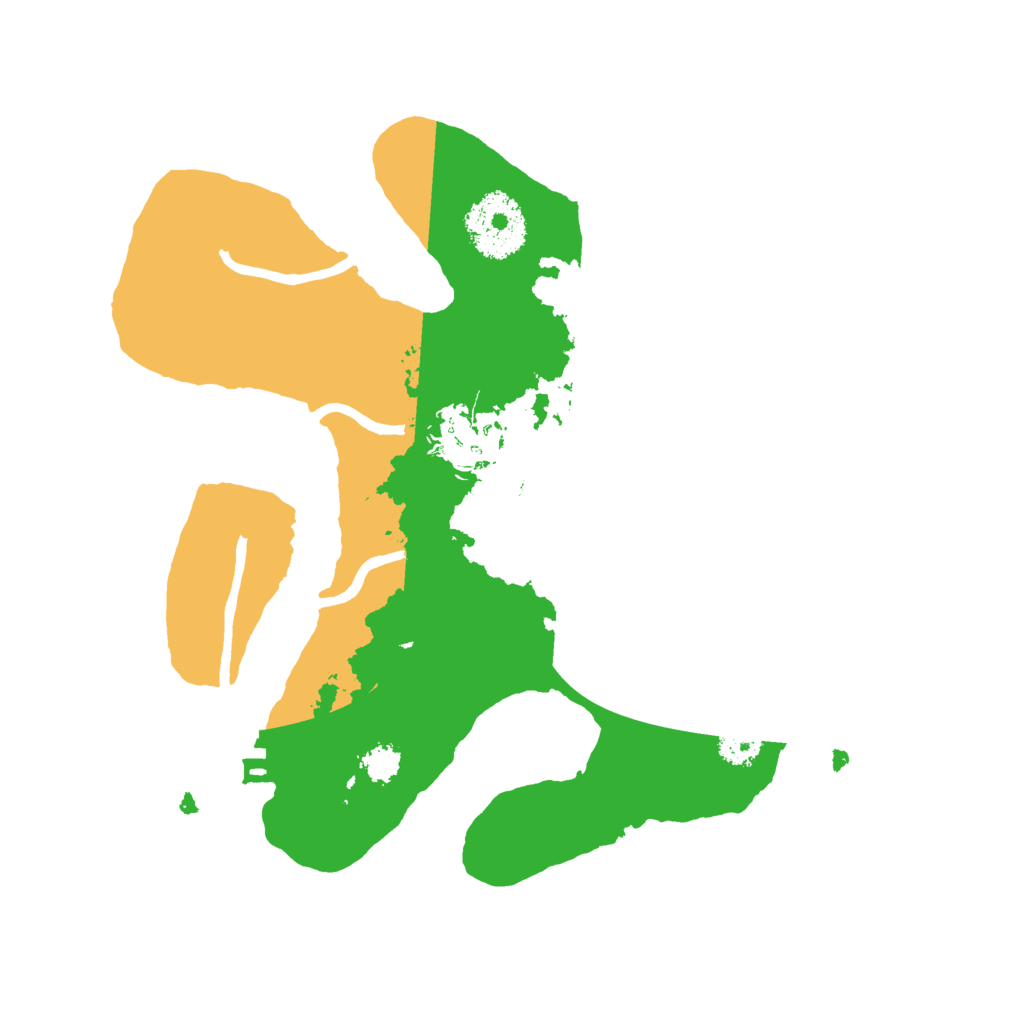 Biome Rust Map: Procedural Map, Size: 2500, Seed: 2342