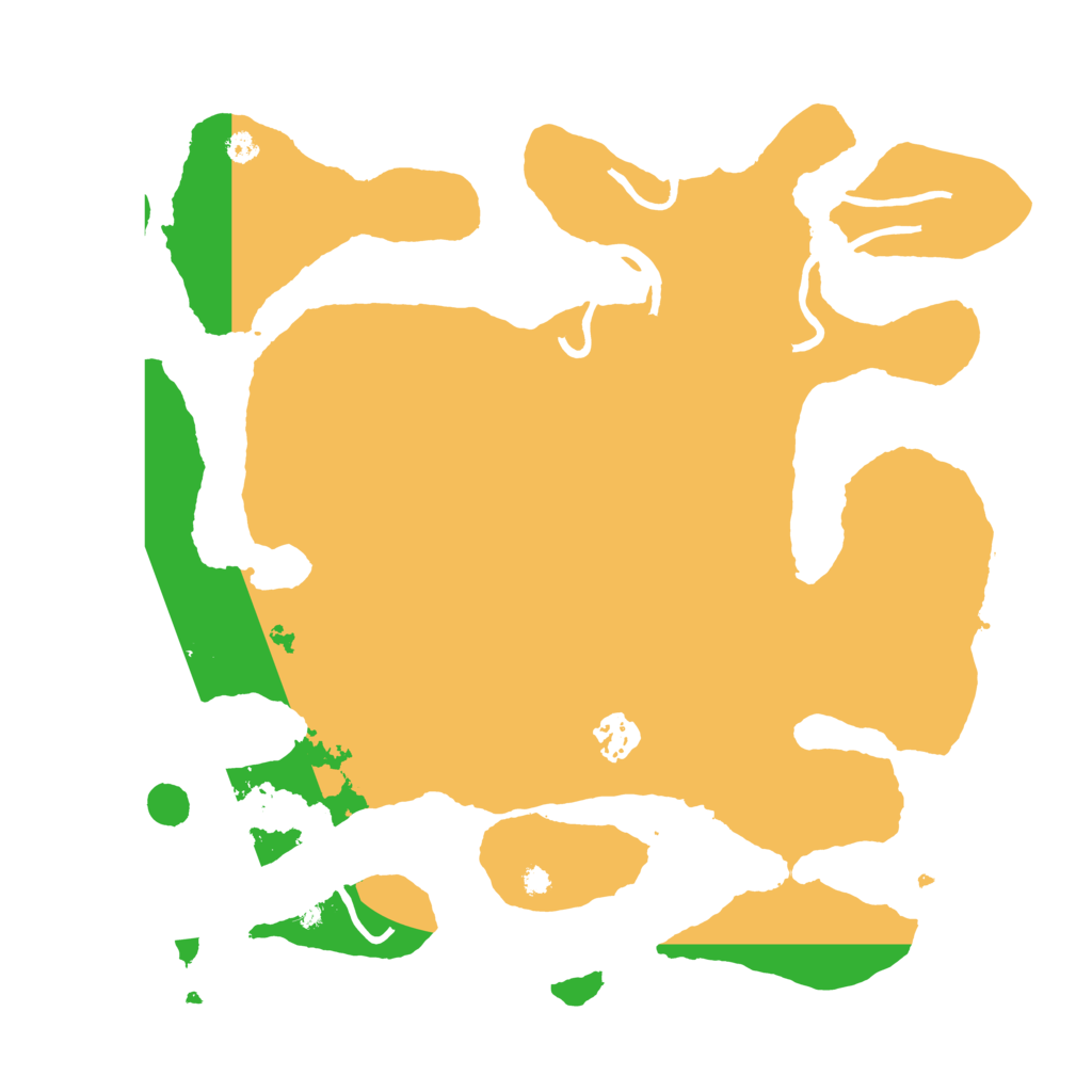 Biome Rust Map: Procedural Map, Size: 3600, Seed: 2094502219