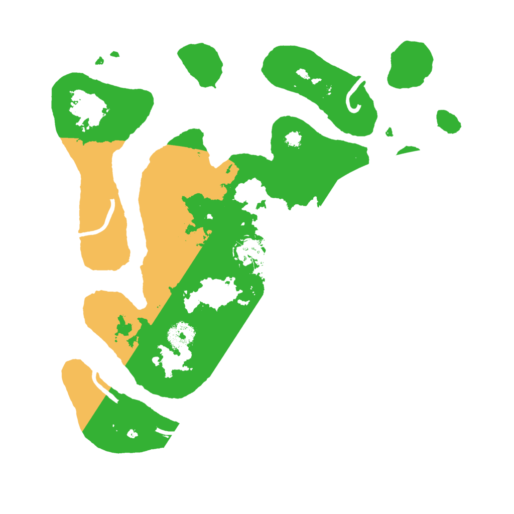 Biome Rust Map: Procedural Map, Size: 3000, Seed: 841299229