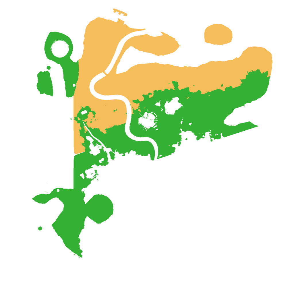 Biome Rust Map: Procedural Map, Size: 3000, Seed: 392393693