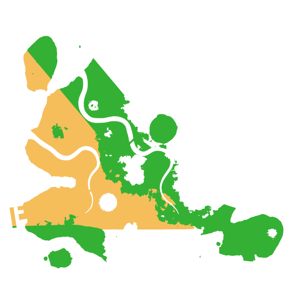 Biome Rust Map: Procedural Map, Size: 3001, Seed: 1234567890