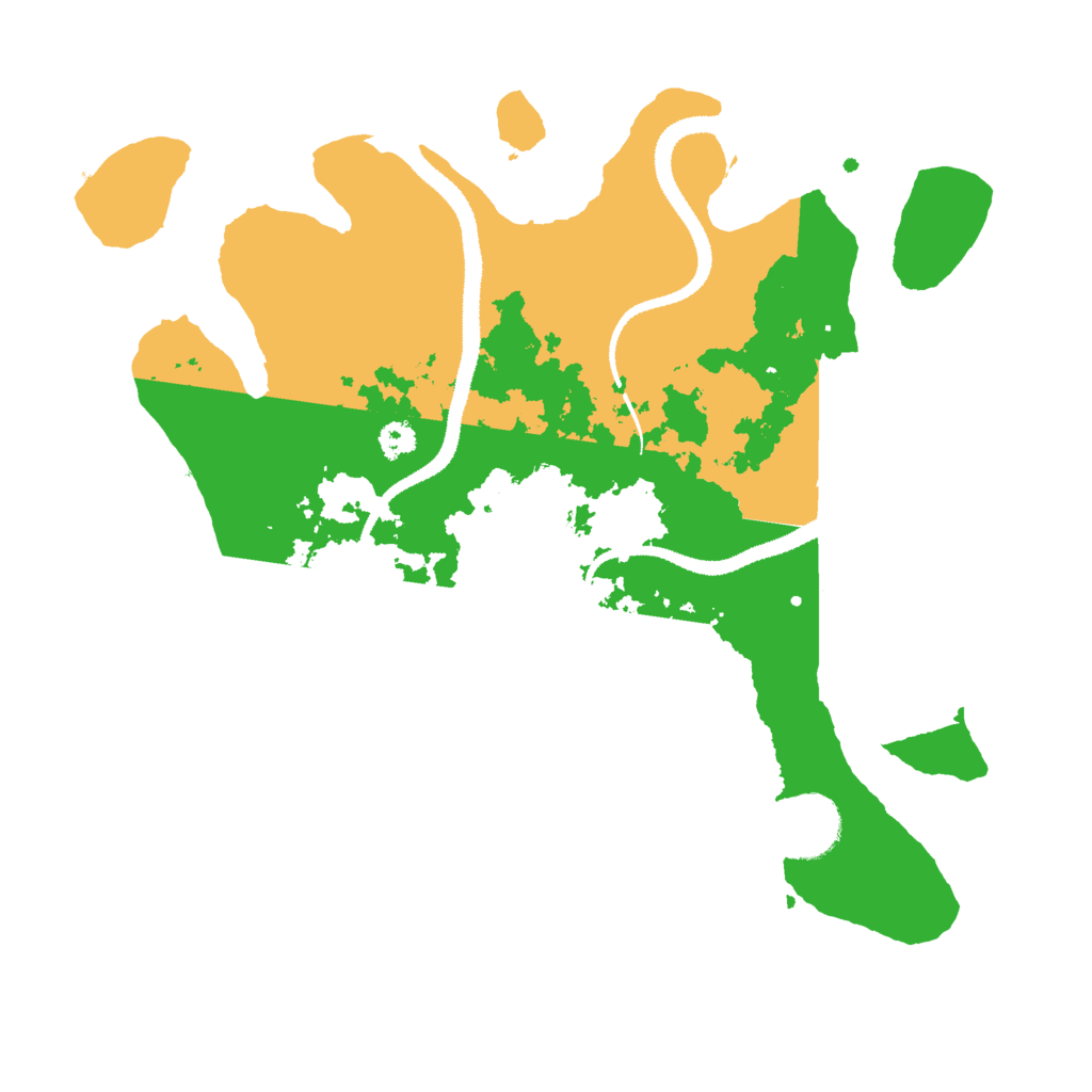 Biome Rust Map: Procedural Map, Size: 3000, Seed: 892033358