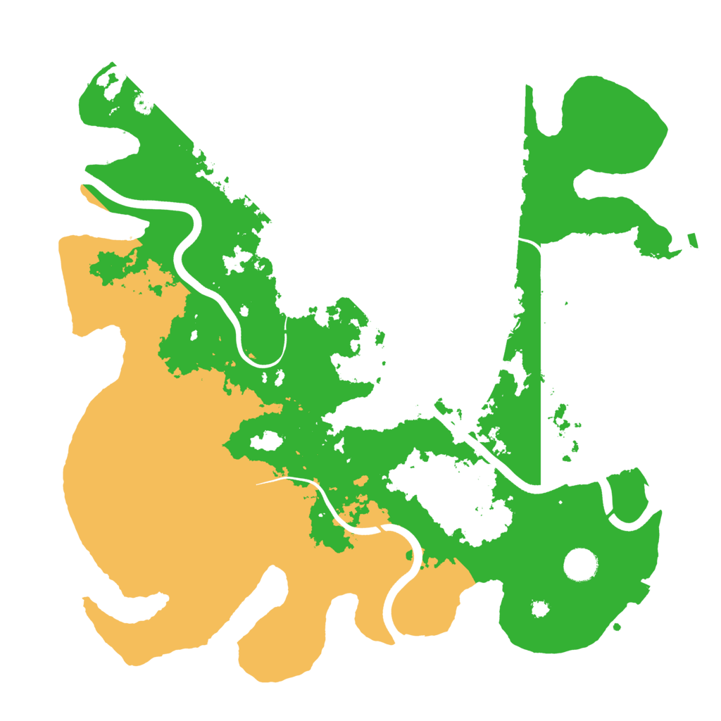 Biome Rust Map: Procedural Map, Size: 3800, Seed: 17852