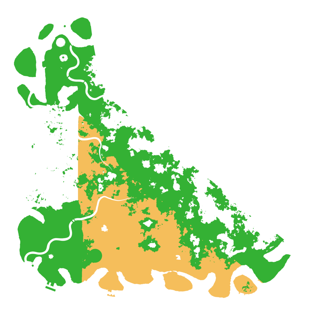 Biome Rust Map: Procedural Map, Size: 6000, Seed: 1057606853
