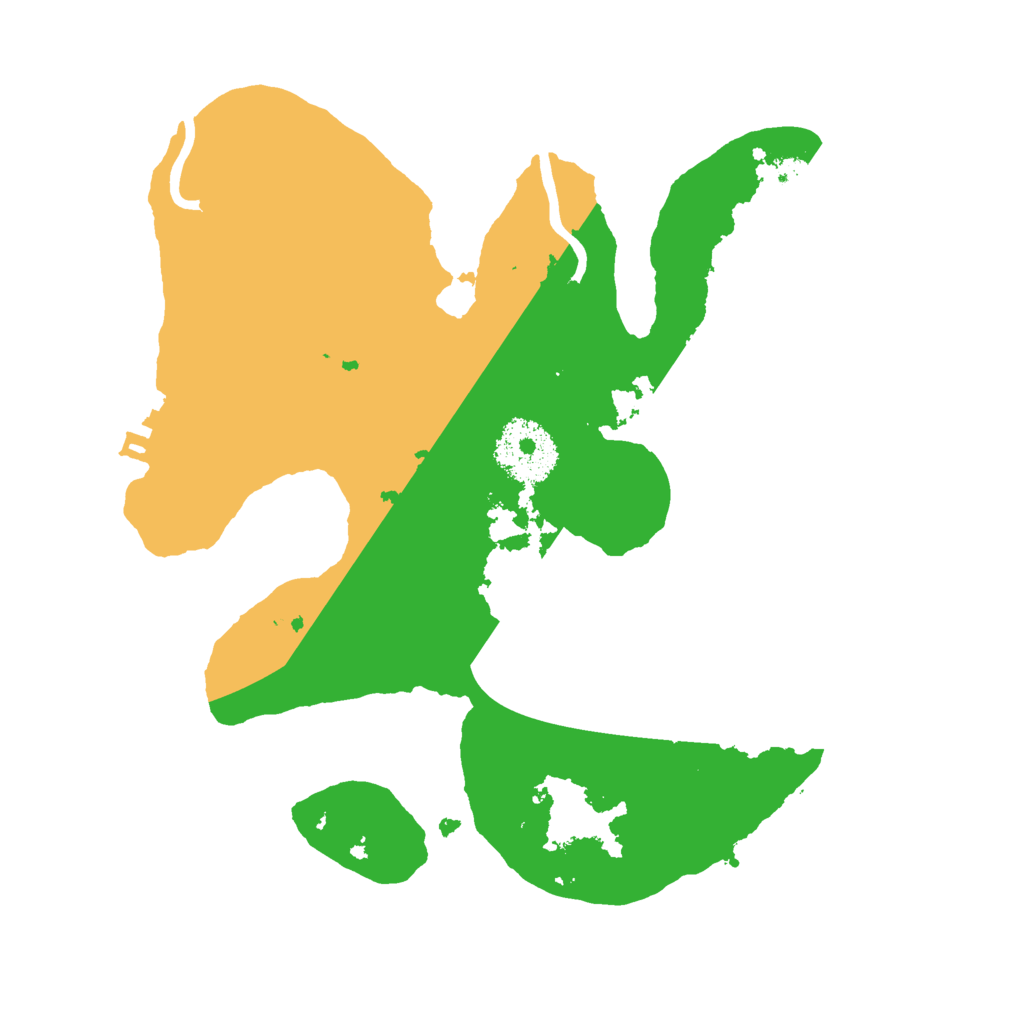 Biome Rust Map: Procedural Map, Size: 2500, Seed: 1555370387