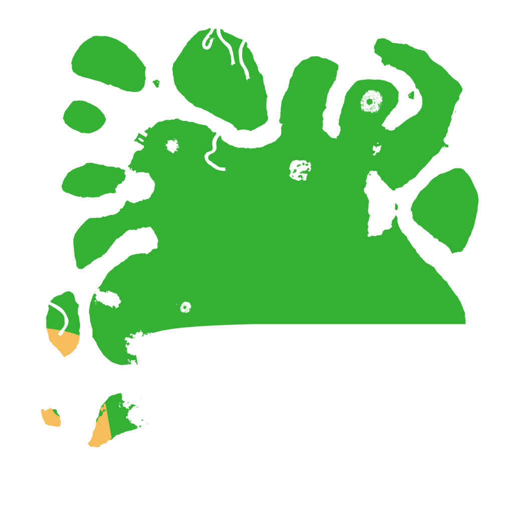 Biome Rust Map: Procedural Map, Size: 3500, Seed: 322407734