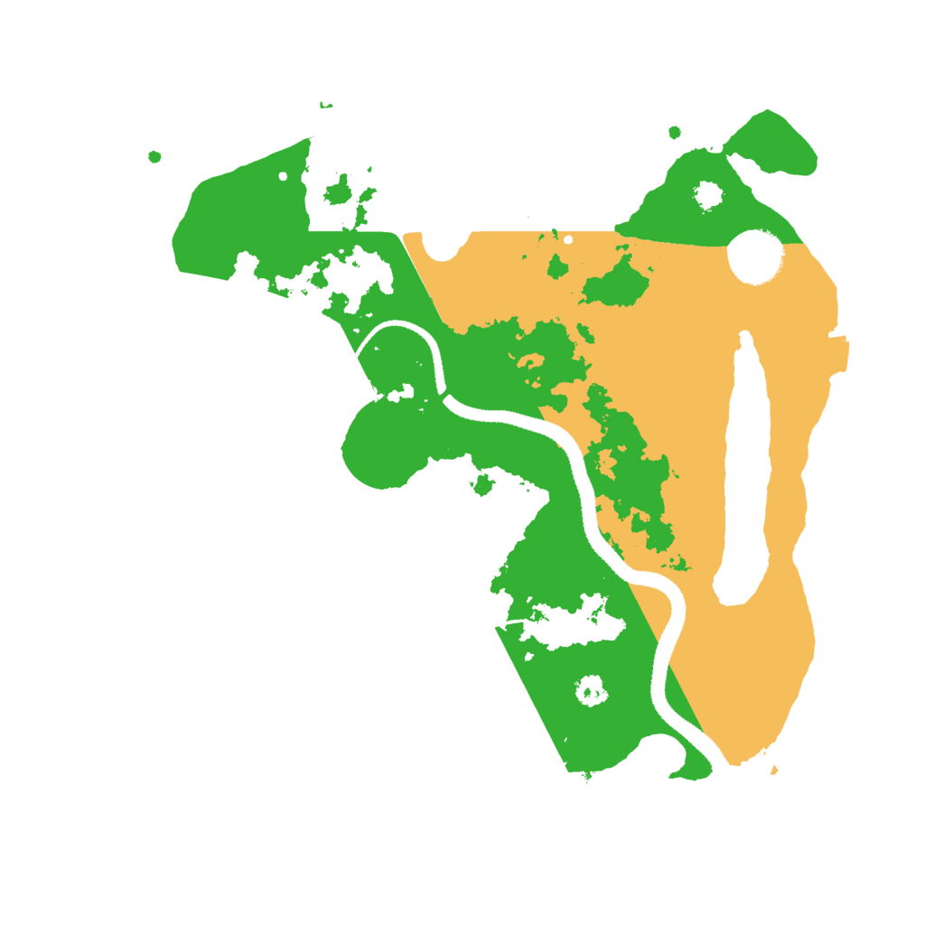 Biome Rust Map: Procedural Map, Size: 3000, Seed: 672