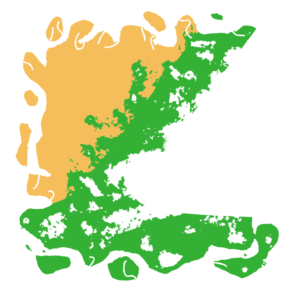 Biome Rust Map: Procedural Map, Size: 5000, Seed: 2222