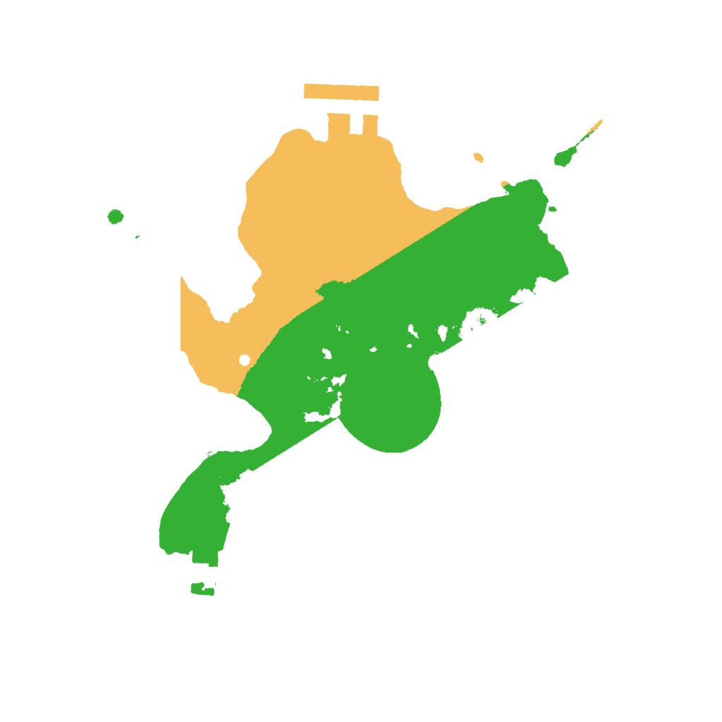 Biome Rust Map: Procedural Map, Size: 1950, Seed: 154235