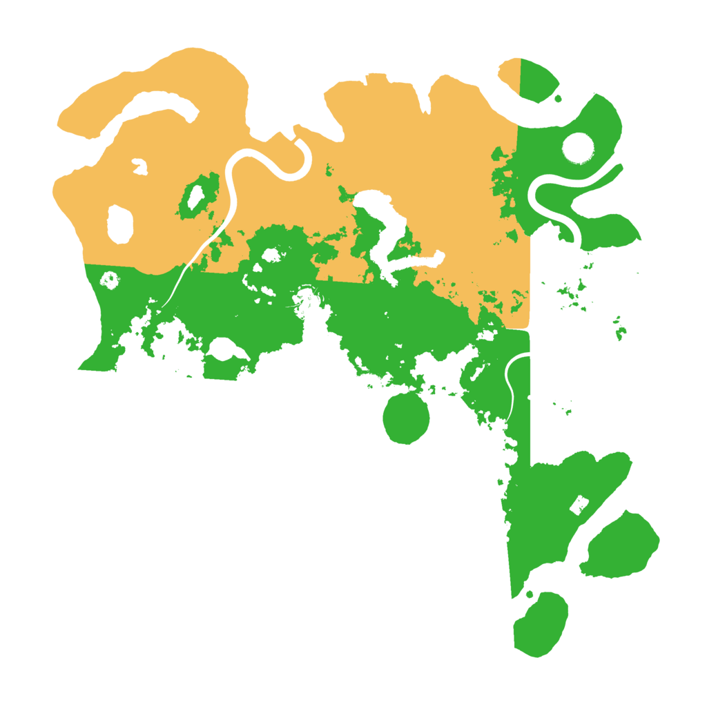 Biome Rust Map: Procedural Map, Size: 4000, Seed: 258613