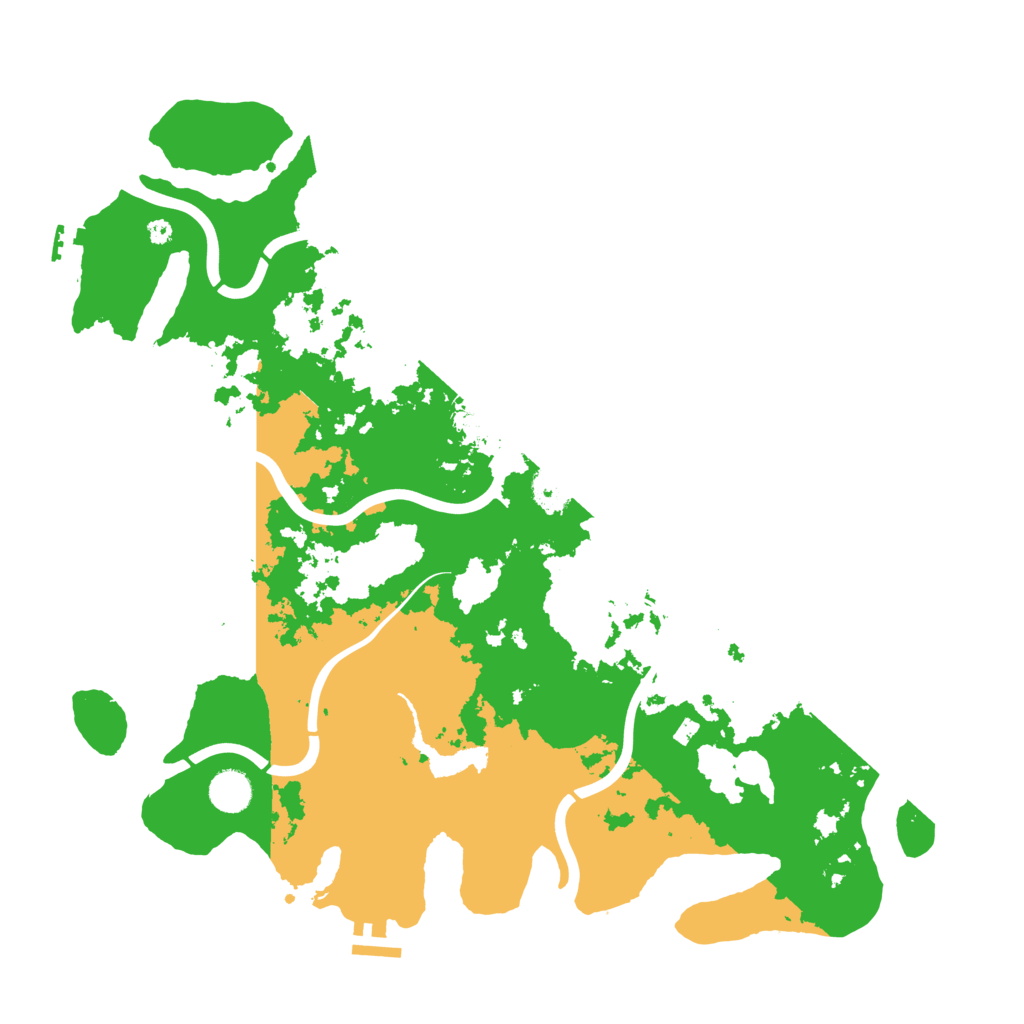 Biome Rust Map: Procedural Map, Size: 4200, Seed: 8115464