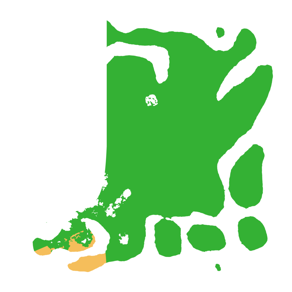 Biome Rust Map: Barren, Size: 3600, Seed: 194446