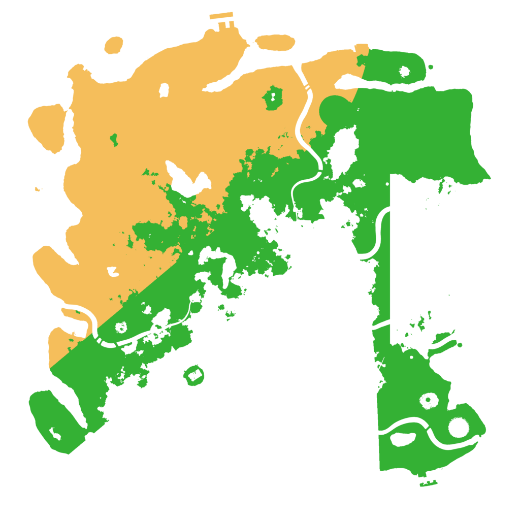 Biome Rust Map: Procedural Map, Size: 4500, Seed: 20218870