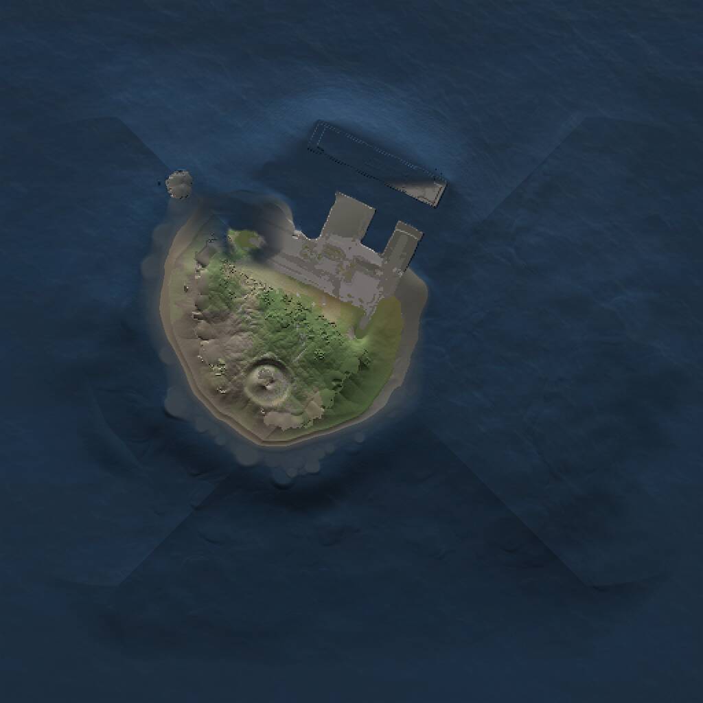 Rust Map: Procedural Map, Size: 1000, Seed: 1656801559, 2 Monuments