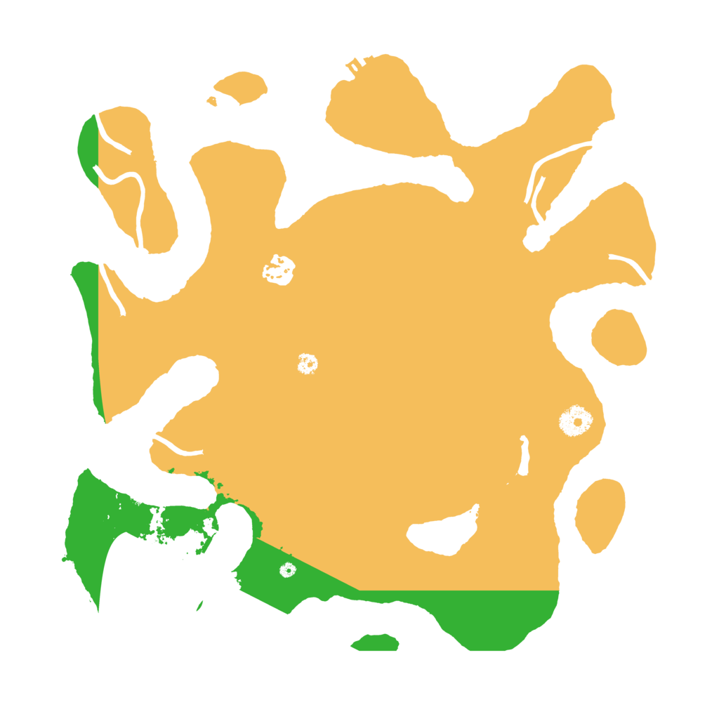 Biome Rust Map: Procedural Map, Size: 3500, Seed: 1578039089