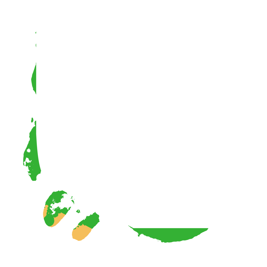 Biome Rust Map: Procedural Map, Size: 3200, Seed: 6376321