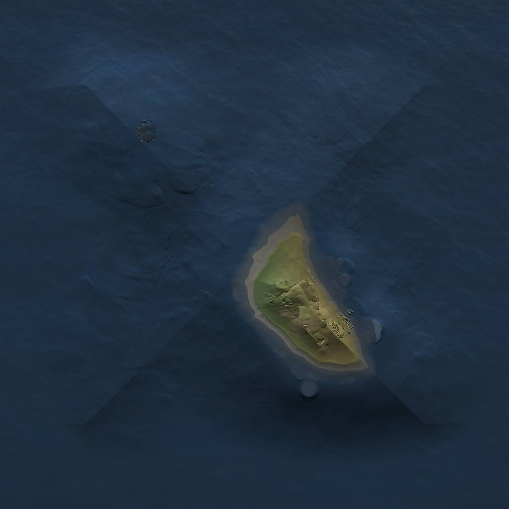 Rust Map: Procedural Map, Size: 1000, Seed: 718422768, 1 Monuments