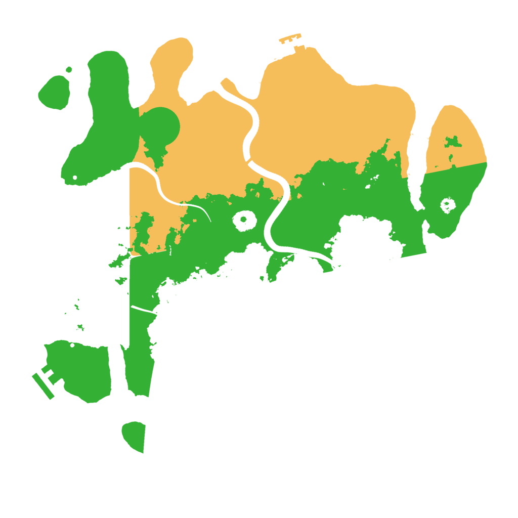 Biome Rust Map: Procedural Map, Size: 3500, Seed: 2147