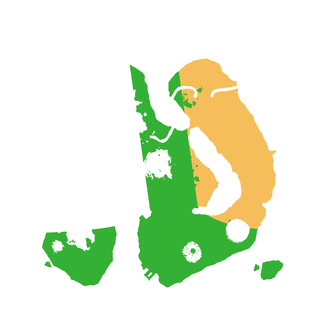 Biome Rust Map: Procedural Map, Size: 2468, Seed: 1333077036