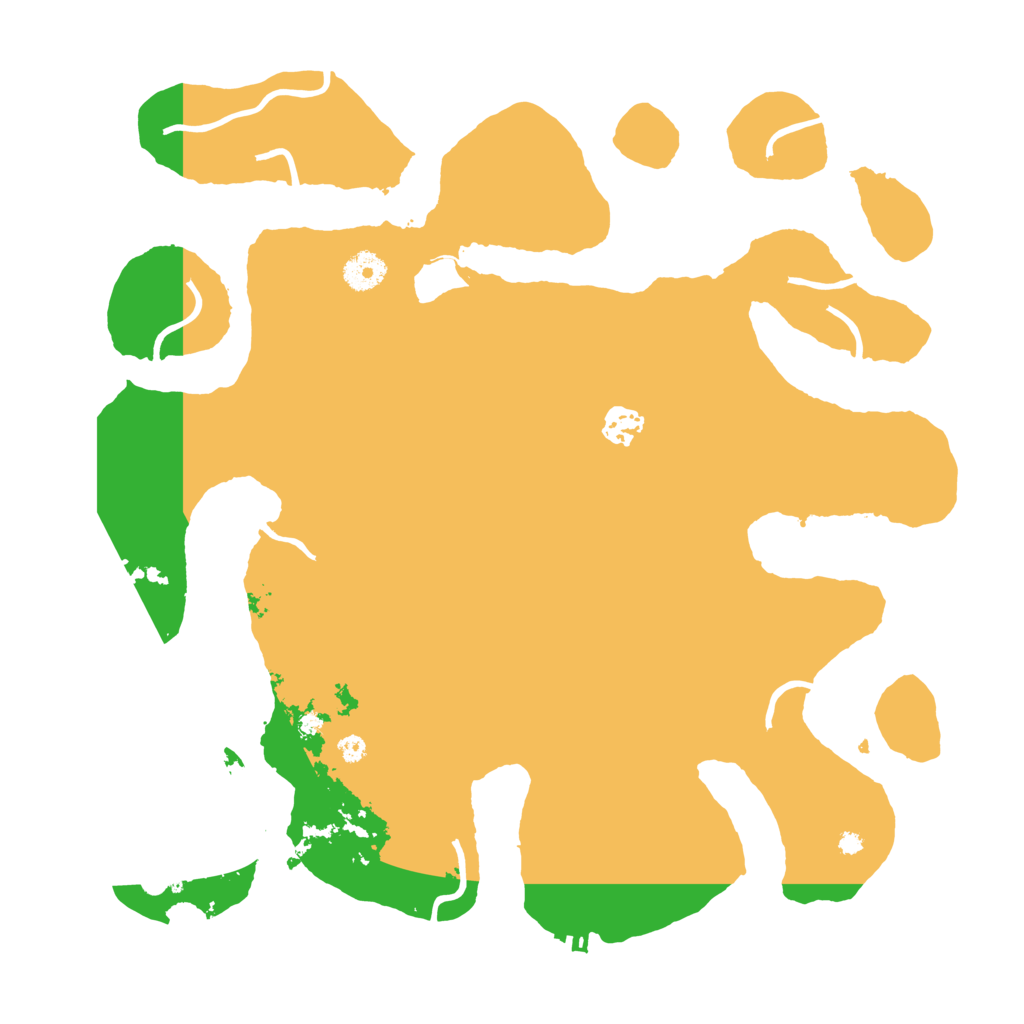 Biome Rust Map: Procedural Map, Size: 3850, Seed: 207206400