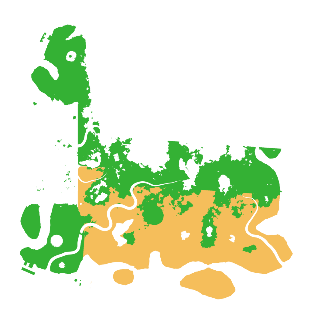 Biome Rust Map: Procedural Map, Size: 4500, Seed: 121009418