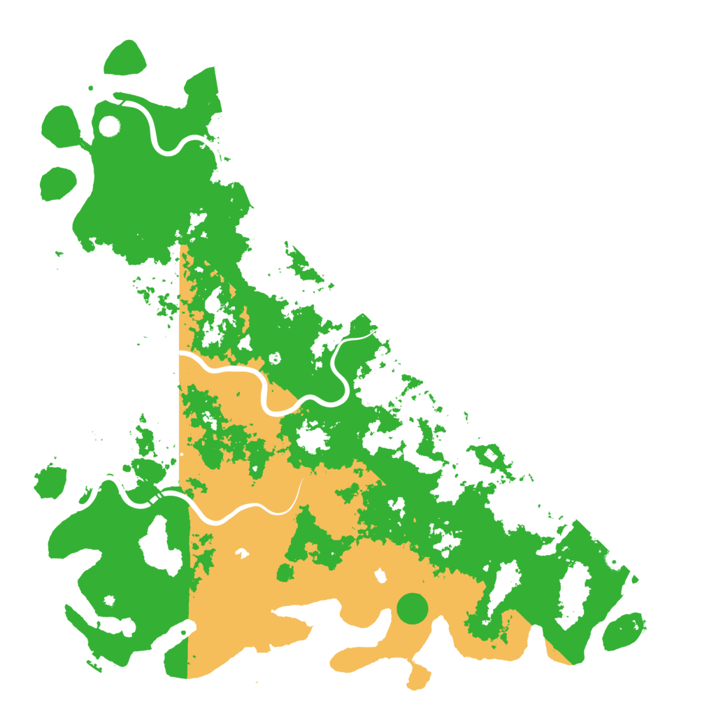 Biome Rust Map: Procedural Map, Size: 6000, Seed: 1091939