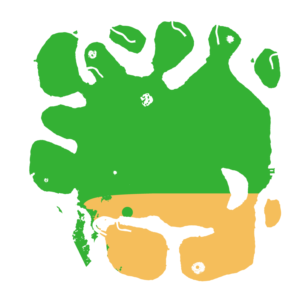 Biome Rust Map: Procedural Map, Size: 3700, Seed: 870387065