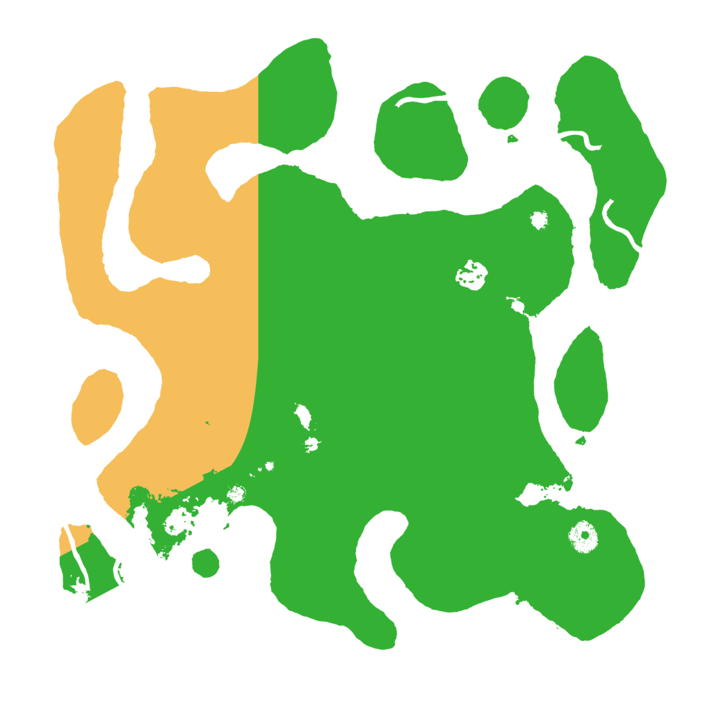 Biome Rust Map: Procedural Map, Size: 3600, Seed: 3062873