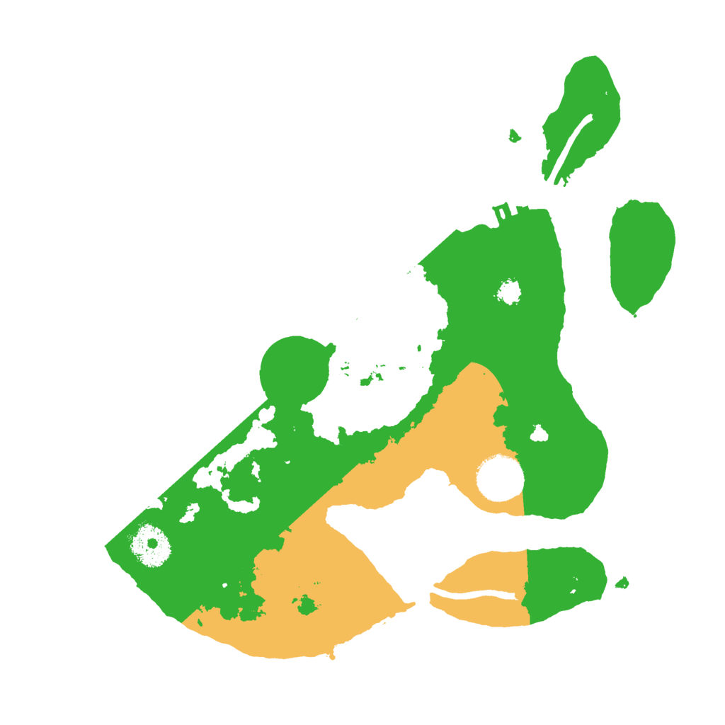 Biome Rust Map: Procedural Map, Size: 2800, Seed: 32444535