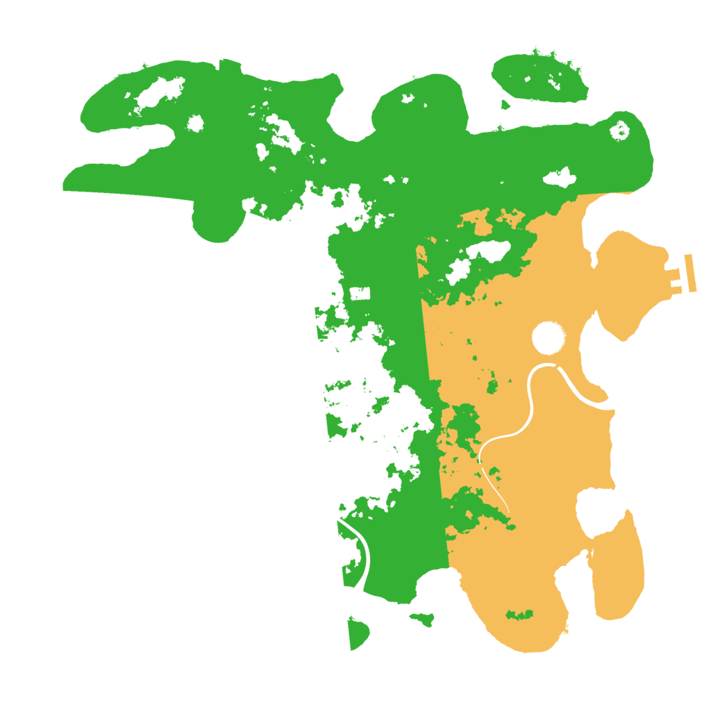 Biome Rust Map: Procedural Map, Size: 3800, Seed: 1685547164